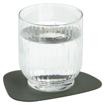 GLASUNDERLÄGG ZELLER 2-SIDIG SVART/GRÖN 4ST