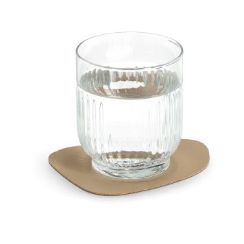 GLASUNDERLÄGG ZELLER 2-SIDIG BEIGE/BRUN 4ST