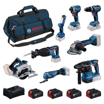 VERKTYGPAKET BOSCH PROFESSIONAL 18V 4X5,0AH  