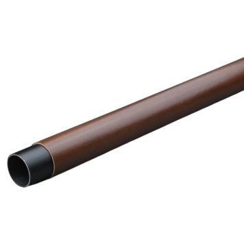 KLÄDSTÅNG THEOFILS SVEPT LÄDER ⌀25MM 558MM BRUN 