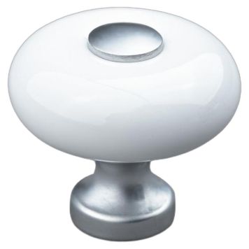 KNOPP THEOFILS TODS Ø30MM PORSLIN/ALUMINIUM LOOK