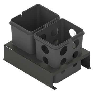 KÄLLSORTERING THEOFILS MERIDA 40X45 MÖRKGRÅ