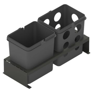 KÄLLSORTERING THEOFILS MERIDA 60X35CM MÖRKGRÅ