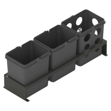 KÄLLSORTERING THEOFILS MERIDA 80X35 MÖRKGRÅ