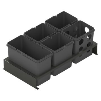 KÄLLSORTERING THEOFILS MERIDA 80X45 MÖRKGRÅ