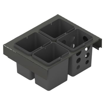 KÄLLSORTERING THEOFILS TOLEDO 60X45 MÖRKGRÅ