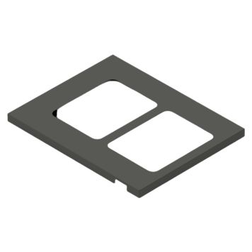 KÄLLSORTERING THEOFILS TOLEDO TOPPRAM 40X45 MÖRKGRÅ