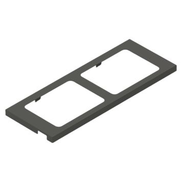 KÄLLSORTERING THEOFILS TOLEDO TOPPRAM 60X35CM MÖRKGRÅ