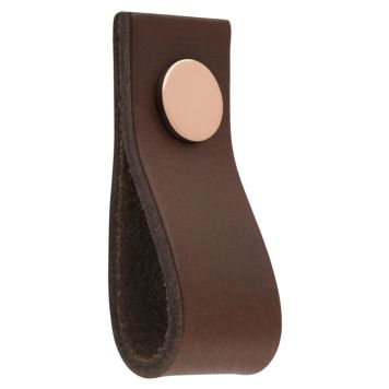 HANDTAG THEOFILS ARI LÄDER KOPPAR/BRUNT