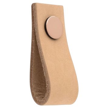 HANDTAG THEOFILS ARI LÄDER KOPPAR/NATUR