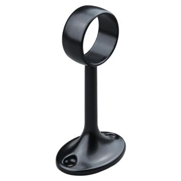 RÖRHÅLLARE THEOFILS 1558Ö ÖPPEN FÖR RÖR Ø25MM SVART