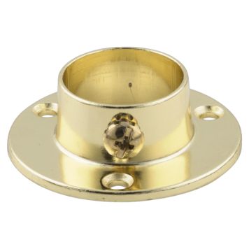 RÖRHÅLLARE THEOFILS 527 SIDOMONTERING FÖR RÖR Ø25MM MÄSSING