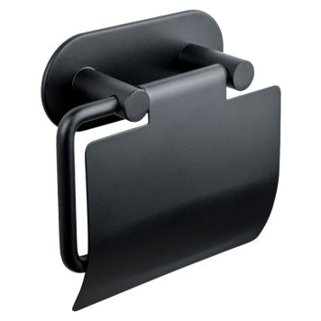 TOALETTPAPPERSHÅLLARE THEOFILS TOURS SJÄLVHÄFTANDE MED LOCK MATT SVART
