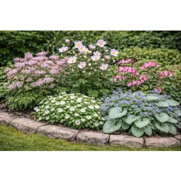 PERENNPAKET 4 HALVSKUGGA 4 SORTER 14 ST