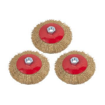 STÅLBORSTE SKIL FÖR ELEKTRISK OGRÄSBORSTE 3-PACK