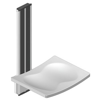 DUSCHSITS BEMETA HELP JUSTERBAR VIT PLAST ALUMINUM