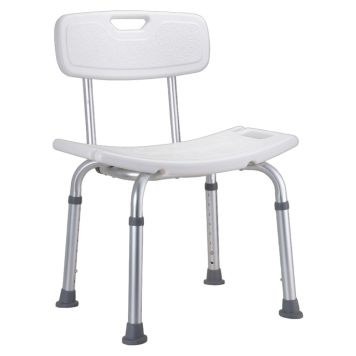 DUSCHSTOL BEMETA HELP RYGGSTÖD JUSTERBAR 