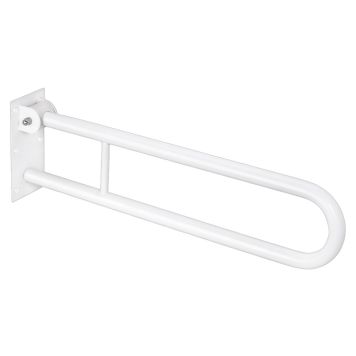 STÖDHANDTAG BEMETA HELP VIKBAR U-FORM LÅSMEKANISM 813MM VIT