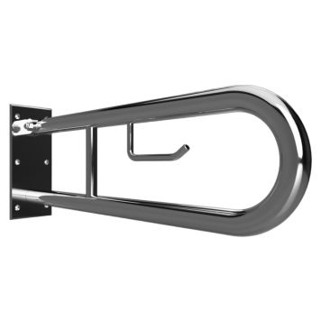 STÖDHANDTAG BEMETA HELP VIKBAR U-FORM HÅLLARE 600MM STÅL POLERAD
