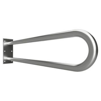 STÖDHANDTAG BEMETA HELP U-FORM 813MM STÅL BORSTAD