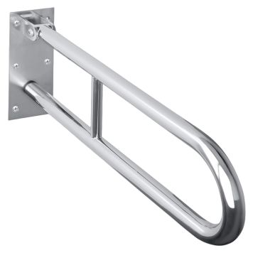 STÖDHANDTAG BEMETA HELP VIKBAR U-FORM 600MM STÅL POLERAD