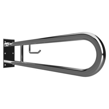 STÖDHANDTAG BEMETA HELP VIKBAR U-FORM HÅLLARE 813MM STÅL POLERAD