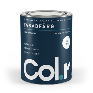 FASADFÄRG COL.R VIT 0,7 L