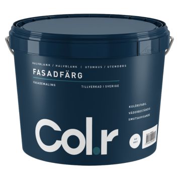 FASADFÄRG COL.R VIT 10 L