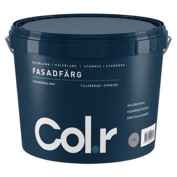 FASADFÄRG COL.R GRÅ 10 L