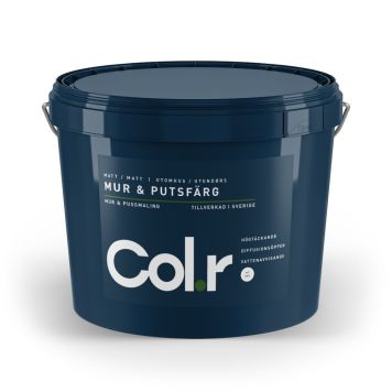 PUTS & MURFÄRG COL.R VIT 10 L