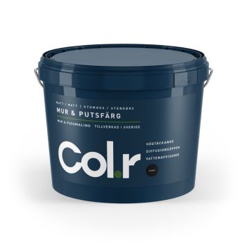 PUTS & MURFÄRG COL.R  SVART 3 L
