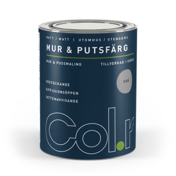 PUTS & MURFÄRG COL.R GRÅ 1 L
