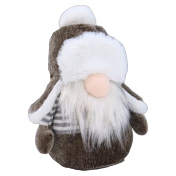 TOMTE MED MÖSSA BRUN 24CM