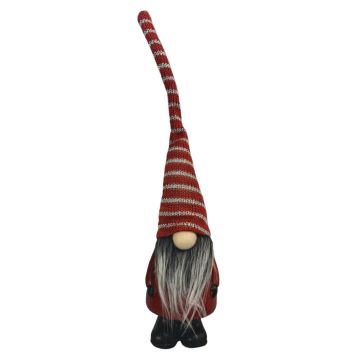 TOMTE STÅENDE RÖD LUVA 31CM