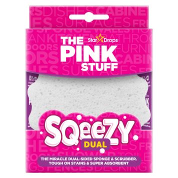RENGÖRINGSSVAMP THE PINK STUFF DUAL SIDED VIT