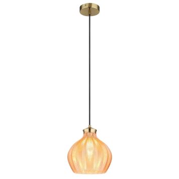 PENDELLAMPA GLOBO JESSICA E27 AMBER