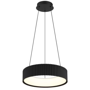 PENDELLAMPA GLOBO KEMP LED SVART