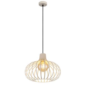 PENDELLAMPA GLOBO MATEO E27 CRÈME