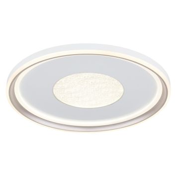 PLAFOND GLOBO EILA LED DIMBAR FJÄRRKONTROLL VIT/CHAMPAGNE