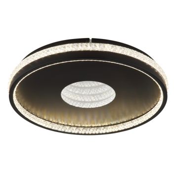 PLAFOND GLOBO SHIRLEY LED FJÄRRKONTROLL DIMBAR Ø41CM SVART