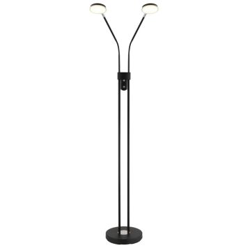 GOLVLAMPA GLOBO SILVIO LED 2L DIMBAR SVART
