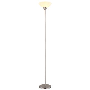 GOLVLAMPA GLOBO LIMA E27 NICKEL/OPAL
