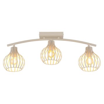 TAKLAMPA GLOBO MATEO E14 3L CRÈME