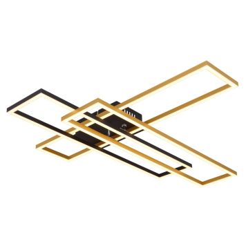 TAKLAMPA GLOBO DAKARI LED GULD/SVART