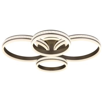 TAKLAMPA GLOBO GROUNI LED FJÄRRKONTROLL DIMBAR 85X68,5CM TITAN