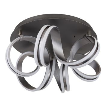 TAKLAMPA GLOBO KUNI LED FJÄRRKONTROLL DIMBAR 54CM GRÅ