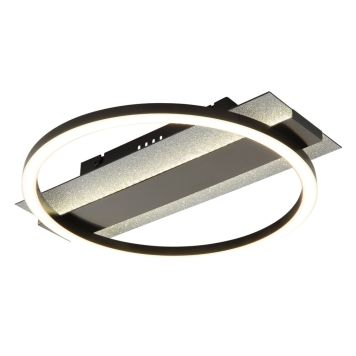 TAKLAMPA GLOBO NORBERTO LED 34,2CM SVART