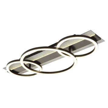 TAKLAMPA GLOBO NORBERTO LED 62,2CM SVART