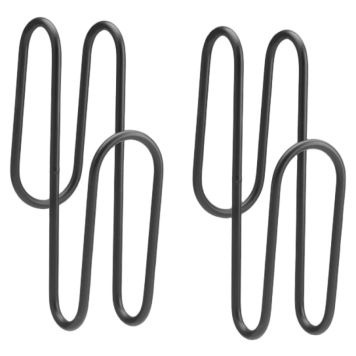 KROK REJ DESIGN TILL HANDDUKSTORK MATT SVART 