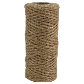 PRESENTSNÖRE 2MMX50M JUTE NATUR